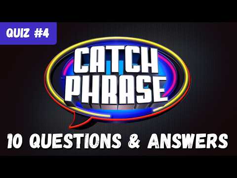 Catchphrase Gameshow Quiz - Can You Say What You See? 🤔