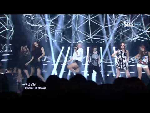 TAHITI [Tonight] @SBS Inkigayo Popular song 20120819