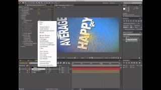 Moving Text (kinetic typography) tutorial PART 2