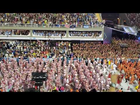 Bateria da Unidos do Viradouro 2020 - Último módulo de jurados (cabine dupla)