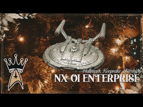 Enterprise NX-01 (with stand) - Hallmark Ornament 2002