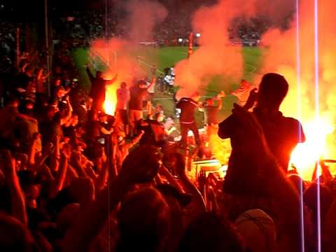 Ende - nach dem Spiel Bochum Gladbach Relegation