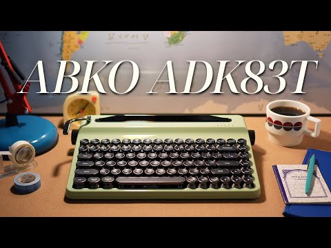 1950년대 타자기를 재해석한 현대의 키보드 ABKO ADK83T