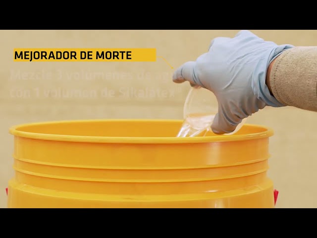 Vídeo relacionado con SIKA - Emulsión adhesiva mortero - SikaLatex - Blanco - 5kg