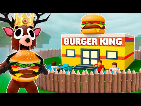 Я построил БУРГЕР КИНГ в 99 НОЧЕЙ в ROBLOX!