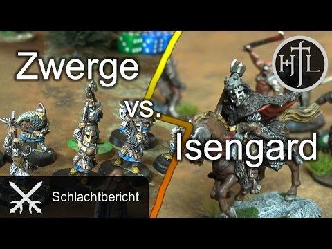 Battlereport - Zwerge vs. Isengard (Mittelerde Tabletop / Hobbit / Herr der Ringe / HdR)