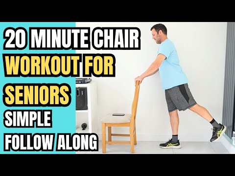 20-Minute Chair Workout for Seniors - Beginner Chair Exercises for Seniors