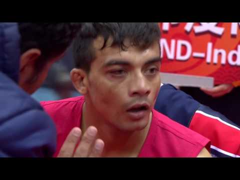 Sanshou Sanda 2016 World Cup Semi Finals India vs Turkey 52 Kg Men