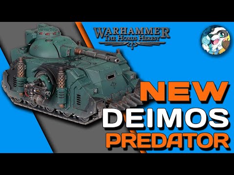 Unboxing the NEW plastic Deimos Predator! Horus Heresy
