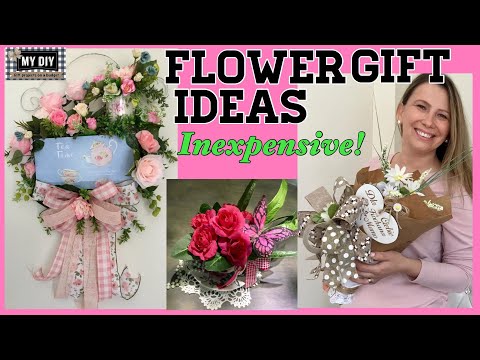 Flower Gift Ideas | Ferrero Rocher Bouquet | Floral Swag | Teacup Flower Arrangement Dollar Tree DIY