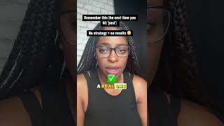 Remember this the next time you hit “post” without a plan… 👇🏽 You’re not being ignored because