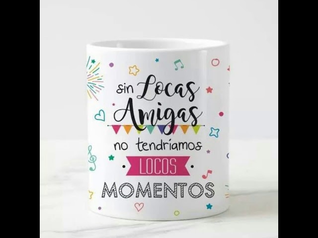 Vídeo relacionado con Taza Personalizada Amigas | Regalos Originales para Amigos | Tazas Originales para Regalar | Tazas Best Friends | Cerámica 350 ml | Hecho en España (Amiga eres mi persona favorita)