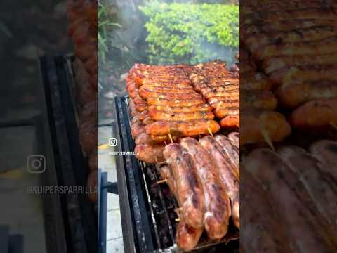 How to make a lot of chorizo ​​in a small space. #grill #tips #grill #chorizos