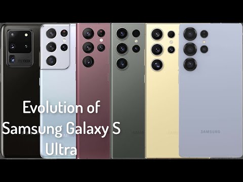 Evolution of Samsung Galaxy S Ultra from S20 Ultra to S25 Ultra