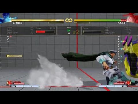 SFV CE - Blowing up F.A.N.G´s Coward Crouch w/ Bison
