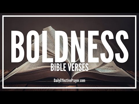Bible Verses On Boldness | Scriptures For Boldness (Audio Bible) Video