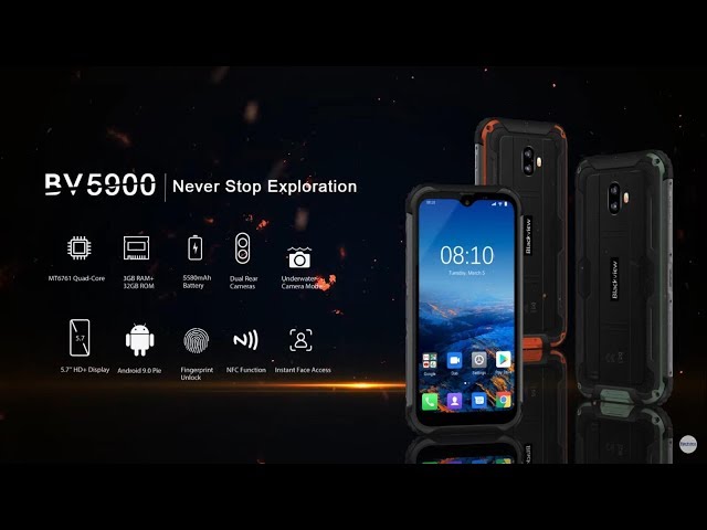 Blackview BV5900 3/32GB Dual Sim Naranja Libre video