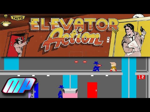 Elevator Action (Arcade) Playthrough Longplay Retro game