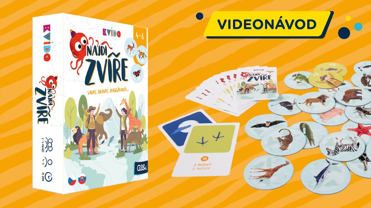 Kvído: Najdi zvíře - videonávod