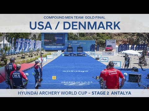 USA v Denmark – Compound Men Team Gold Final | Antalya 2017