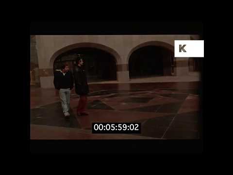 Inside Minster Court, 1991 City of London, 35mm