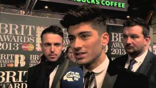 BRIT Awards 2013: One Direction Red Carpet Interview