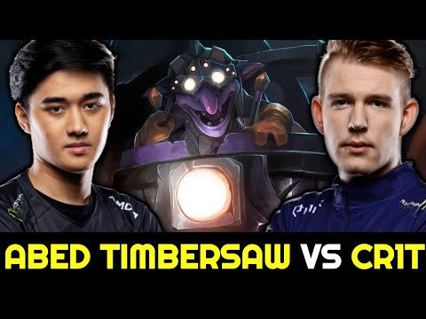 ABED vs CR1T 11K MMR Battle — Timbersaw vs Windranger 7.28 Dota 2