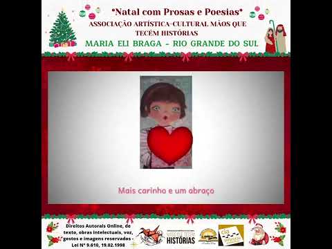 24.12.2022 - Maria Eli Braga- Rio Grande do Sul - Pão-por-Deus com Carinho e um Abraço.