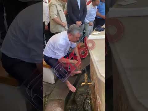Özgür Özel'in Kastamonu'daki abdest videosu gündem oldu