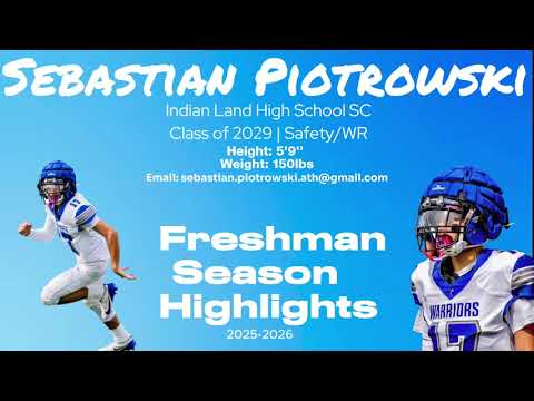 Sebastian Piotrowski Freshman Season Highlights