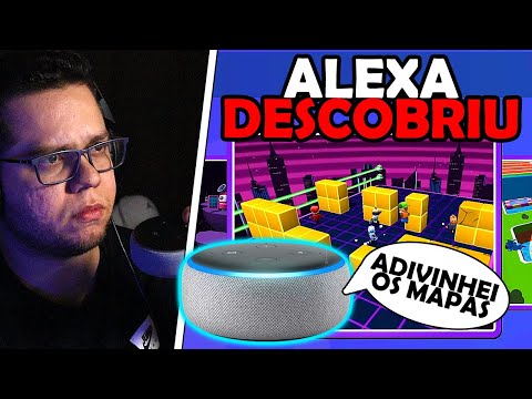 Minha ALEXA DESCOBRIU TODOS os MAPAS do Stumble Guys
