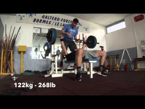 New Bench Press PB!  122kg or 268lb