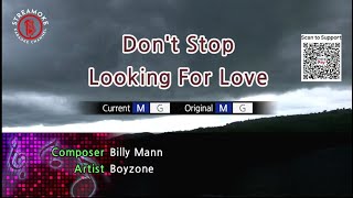 🎵 Don&#39;t Stop Looking For Love - Boyzone (Karaoke Version)