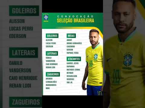 Convocação da Seleção Brasileira para os próximos jogos das Eliminatórias