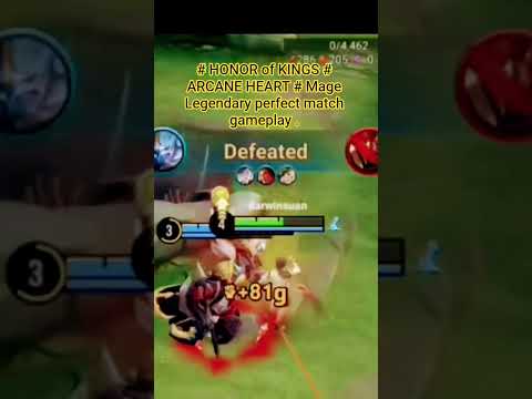 HONOR of KINGS # ARCANE HEART 💞# Mage Legendary perfect build unstoppable gameplay.