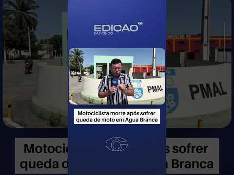 Motociclista morre após sofrer queda em Água Branca