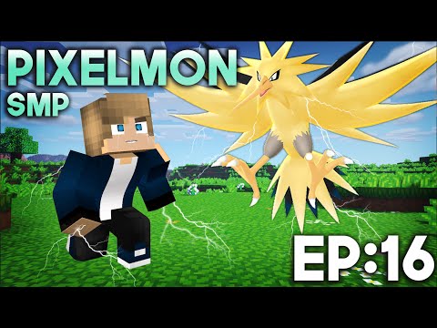 Capturing the Legendary bird Zapdos in Pixelmon! Ep: 16