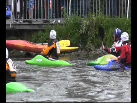 Hamm-Westfalen:"1.Inoffiziellen Kanu-Freestyle Big Air-Weltmeisterschaft.Von Fausto Ciotti