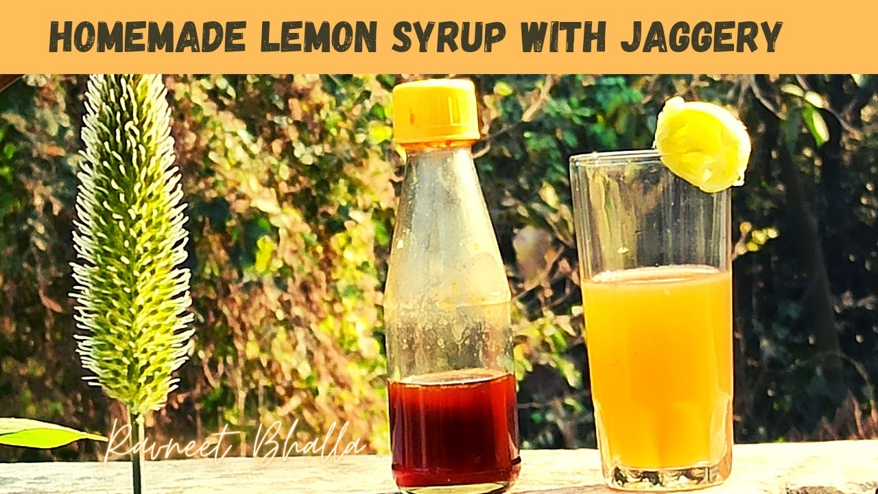 How To Make Lemon Squash With Jaggery for a Year Without Heating