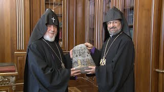 Կ․ Պոլսի հայոց պատրիարք Տ. Սահակ արքեպիսկոպոս Մաշալյանը ժամանել է Մայր Աթոռ Սուրբ Էջմիածին