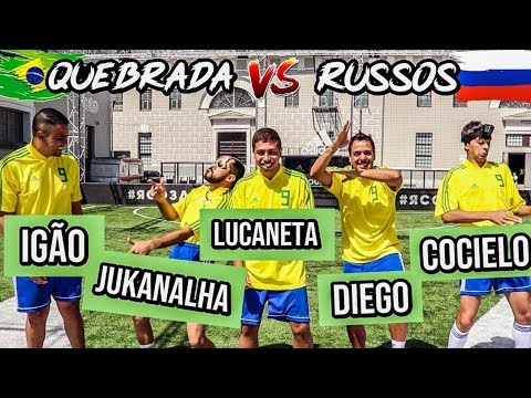 JOGO REAL: SELEÇÃO DA QUEBRADA VS OS RUSSOS! QUEM LEVOU?