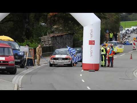 20. Jochpass Memorial 2018 Audi Quattro am Start Brutaler Sound