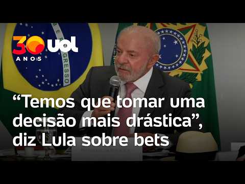 Lula diz que precisa tomar ‘decisão mais drástica’ sobre bets; veja vídeo