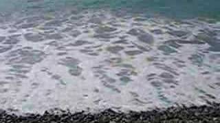 Nice's Beach in a rainy day