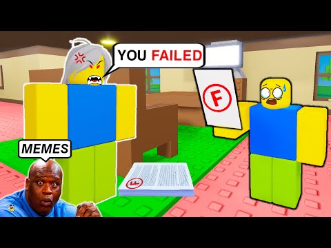 OOPS, I Failed My Maths Test On ROBLOX (ALL NEW ENDINGS) | Roblox Bacon Strong
