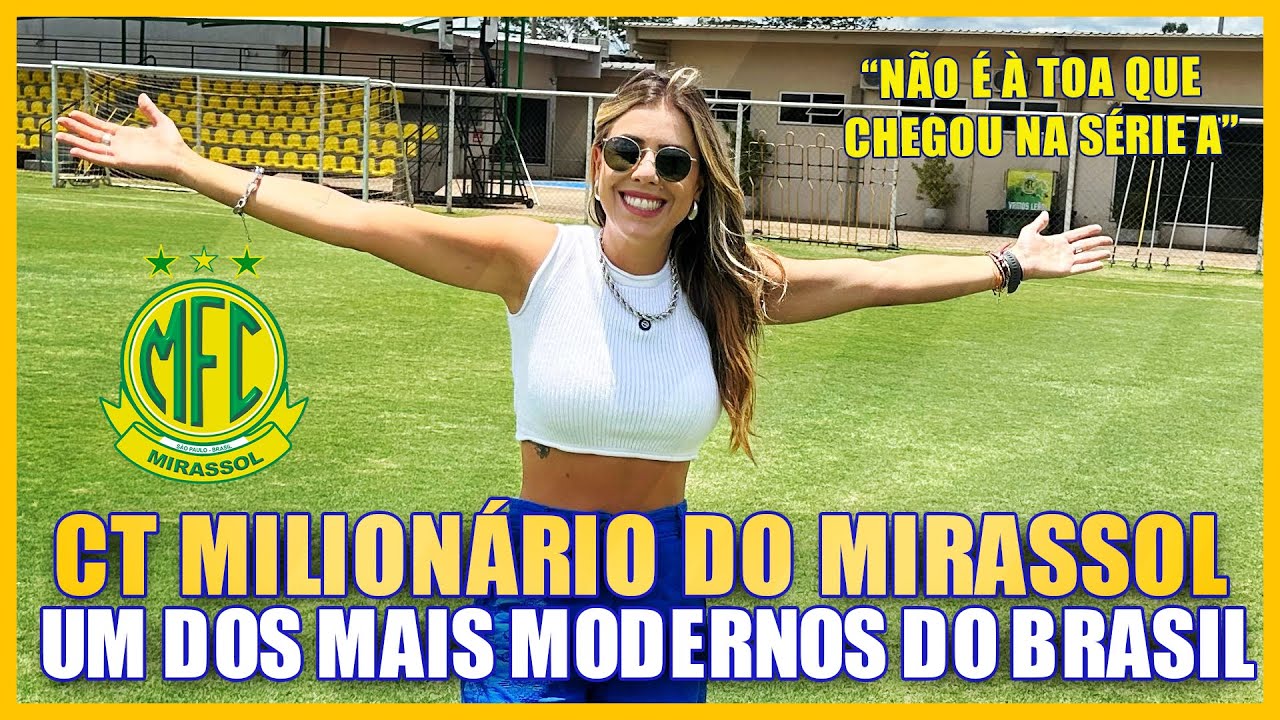 VISITEI O CT MILIONÁRIO DO MIRASSOL! UM DOS MAIS MODERNOS DA SÉRIE A DO BRASILEIRÃO