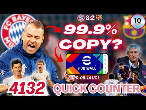 I Cloned HANSI FLICK’S Tactics in eFootball | Bayern 8-2 Barcelona | Iconic Battle Ep.1