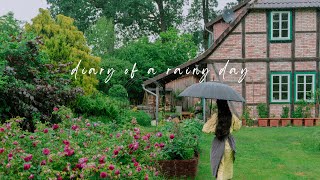 #73 A Rainy Summer Day at Home | My Rose Garden, Baking and Cooking | Countryside Life