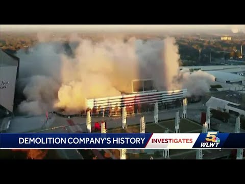 As efforts continue to find two missing workers, past incident involving demolition company back ...