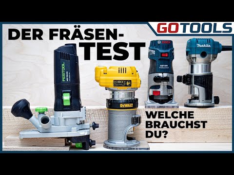 🔥 Kanten-/ Oberfräsen Einstiegsklasse | Vergleich Bosch Makita Dewalt und Festool | inkl. Verlosung